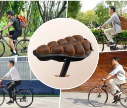 Aircush Saddle Cover Foldable Inflatable Airbag Seat Cushion