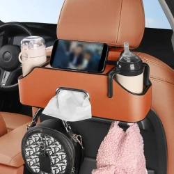 Leather Backseat Car Organizer