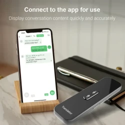 137-Language Instant Smart Voice Translator - Real-Time Bi-Directional Translation with APP Display