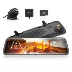 Mirror Dash Cam 2160P Full HD Smart Rear View Camera Mirror Dash Cam