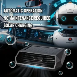 Solar-Powered Car Air Purifier with Automatic Parking Operation