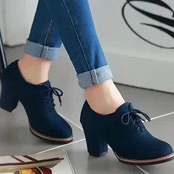 Fashionable Womens Lace Up Pumps