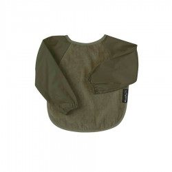 Sleeved Bib | 6-18 Months | Olive Green