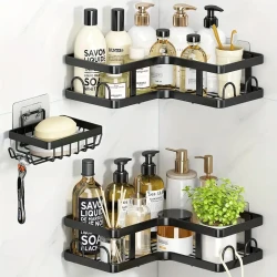 3pcs Corner Shower Shelves