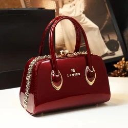 Glamorous Rhinestone Decorated Womens Handbag