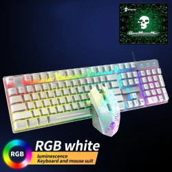 RGB Backlit Gaming Keyboard and Mouse Set - Kuiying T6RGB Combo