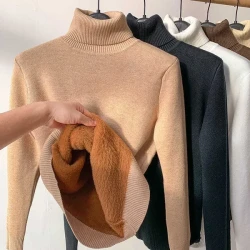 High-necked knitted sweater Super Comfortable