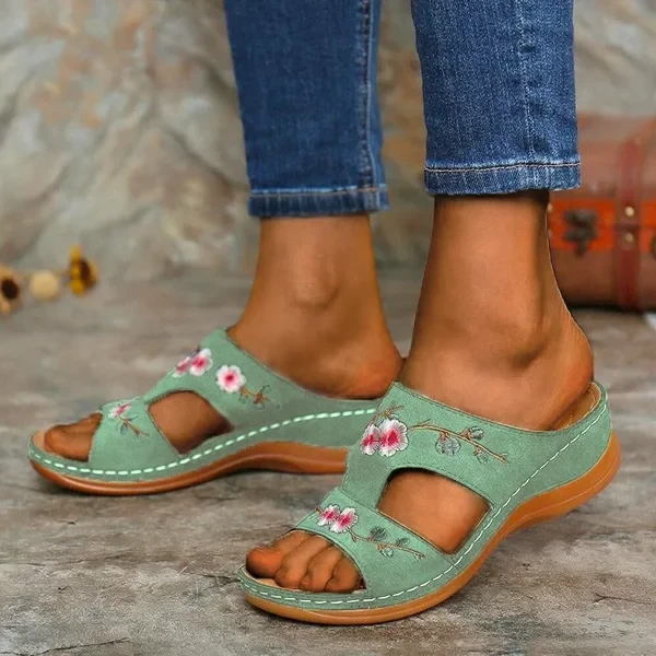 Casual Wedges Sandals (Flowers)