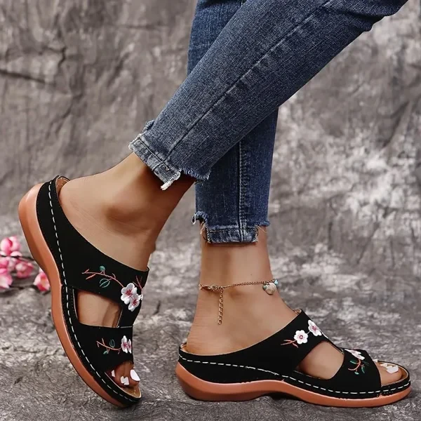 Casual Wedges Sandals (Flowers)