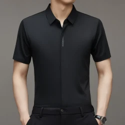 Men's Ice Silk Quick-drying Business Shirt