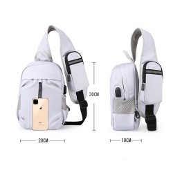 Men Chest Bag With Phone Wallet Design