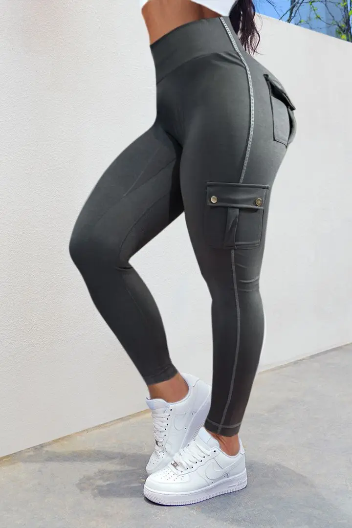 👖 Chic Pocketed High-Rise Leggings