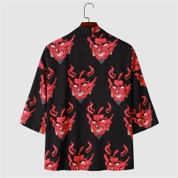 Men's Bold Demon Print Attire: The Ultimate Winner in Fashion