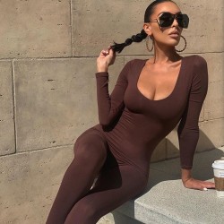 EliteFit Contour Long-Sleeve Jumpsuit