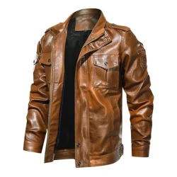 Men's Casual Leather Jacket