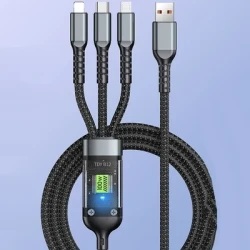 Transparent Luminous 3-in-1 Super Fast Charging