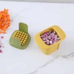 2-in-1 Vegetable Chopper Dicing & Slitting