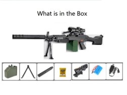 New M249 Fast Machine Gun Gel blaster Adult Type