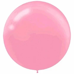 Balloon - 60cm New Pink Round - Pack of 4