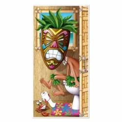 Door Poster Tiki Luau