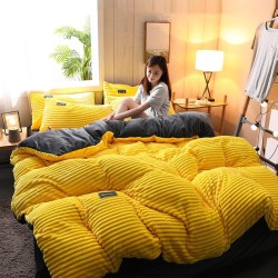 Double-Sided Magic Coral Velvet Bedding Set