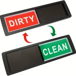 Dishwasher Magnet Clean Dirty Sign