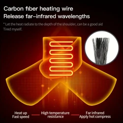 Electric Heating Neck Warmer Heat Compress Neck Cover