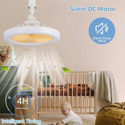 LED Multi-Function Fan With Light