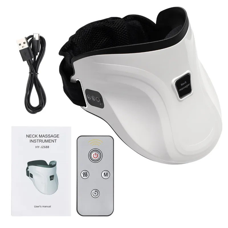 Electric Hot Compress Neck Traction and Massage Device