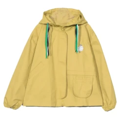 Loose Hooded Zippered Jacket