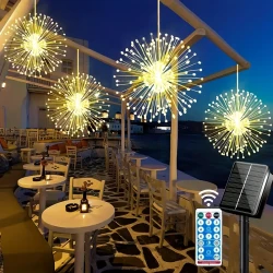 Solar LED Firework Lights Starburst