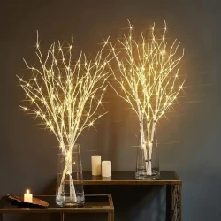 Luminous White Birch Branch Decorative Light