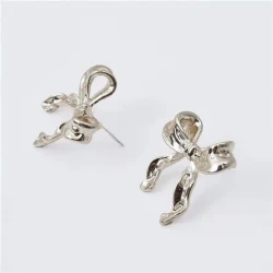 Bow Earrings Simple Style Fashionable