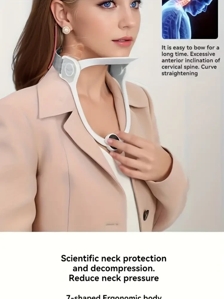 Adjustable Neck Support Brace - Ergonomic Cervical Spine Alignment