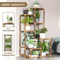 6-layer corner flower rack