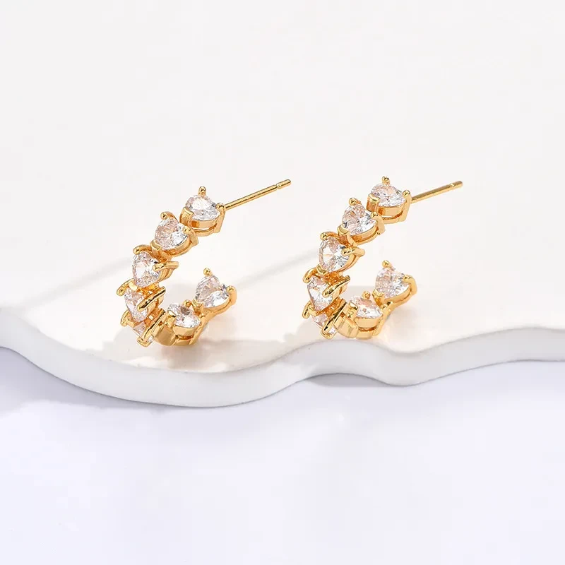 Ornament Simple Rhinestone Ear Clip