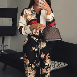 Vintage Bloom Floral Romper