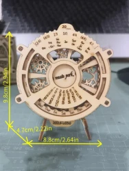 3D Wooden Puzzle Perpetual Calendar