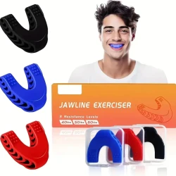 3PCS Jaw Exerciser for Men and Women - 3 Resistance Levels