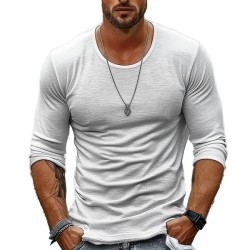 Round Neck Long Sleeve T-Shirt