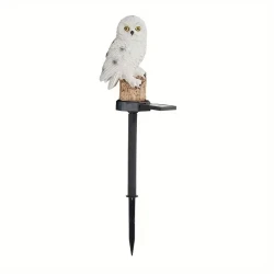 Solar-Powered Owl Garden Light - LED Lawn Lamp for Outdoor Decor