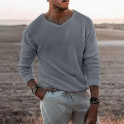 Round Neck Slim Pullover Knitwear