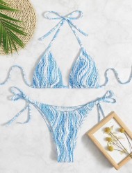 Azure Wave Bikini Set