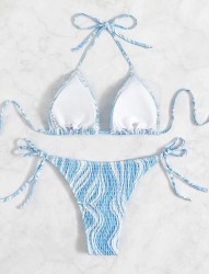 Azure Wave Bikini Set