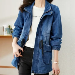 Chic Custom Denim Jacket for Women