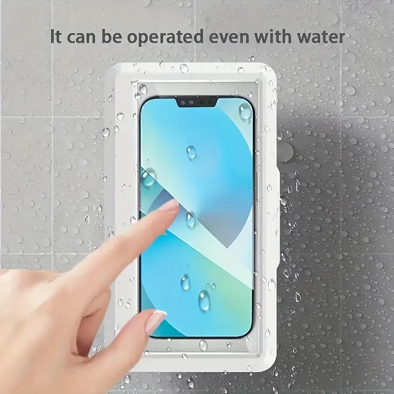 360° Rotate Touch-Sensitive Waterproof Phone Holder - Fits 6.8" Phones