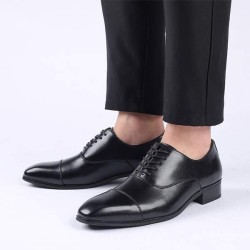 Men's Black Business Dress Shoes