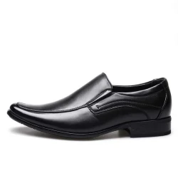 Men's  Small Square Leather Shoes