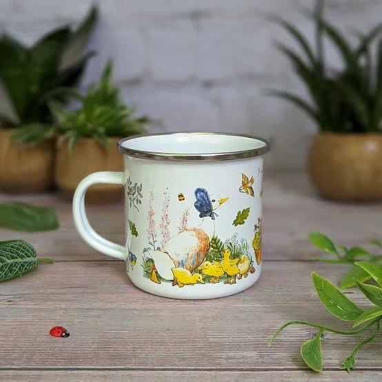 Peter Rabbit Enamel Mug - Jemima Puddleduck Design