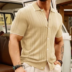 Men's Summer Business Polo Shirt